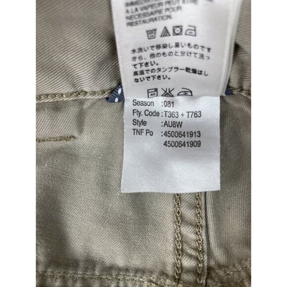 *The North Face Mens Shorts Size 34 Beige Khaki Outdoor Hiking Activwear Cotton - Picture 3 of 6